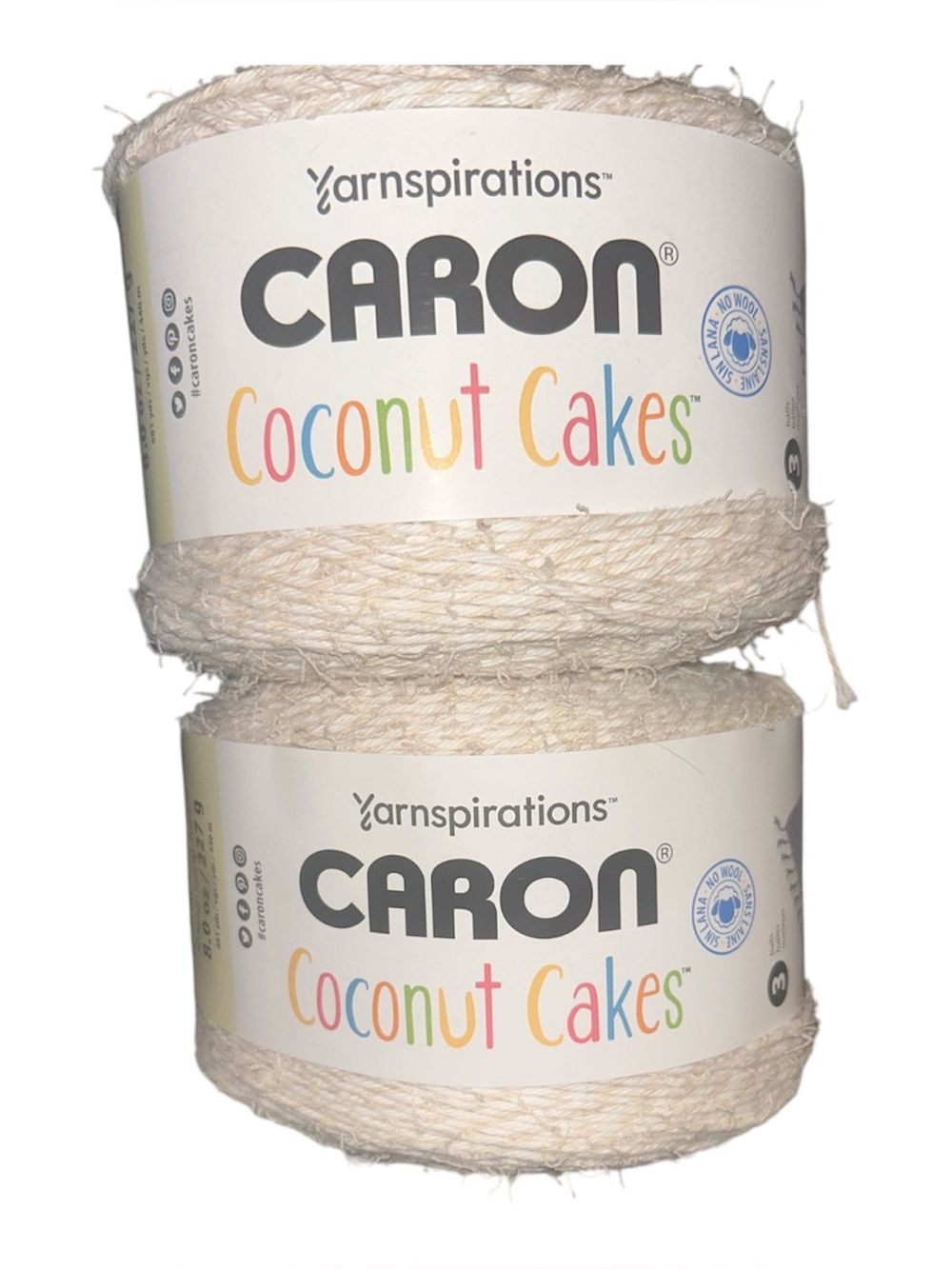 Caron coconut cakes yarn marshmallow